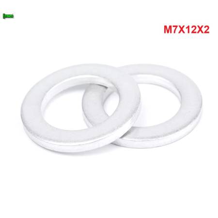 Podkładka aluminiowa m7x12x2 din125 iso 7089 podkładka m7